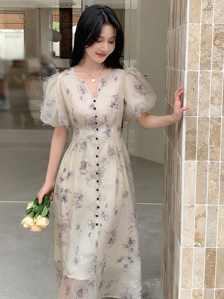 Rochie maxi SHEIN, bej