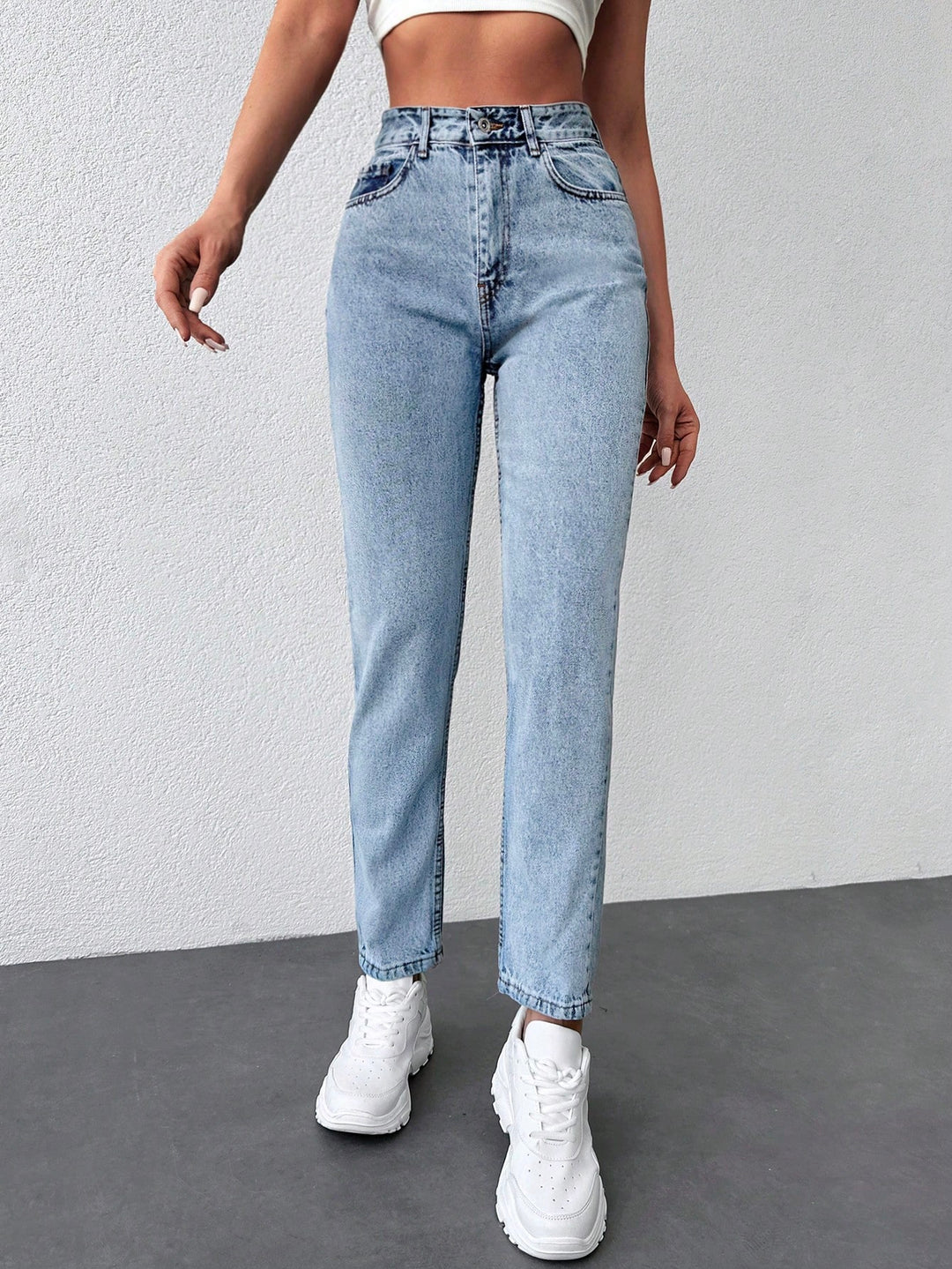 Jeans SHEIN, albastru