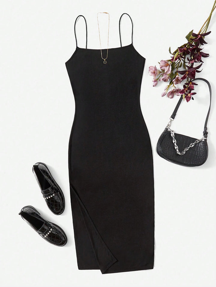 Rochie midi SHEIN, negru
