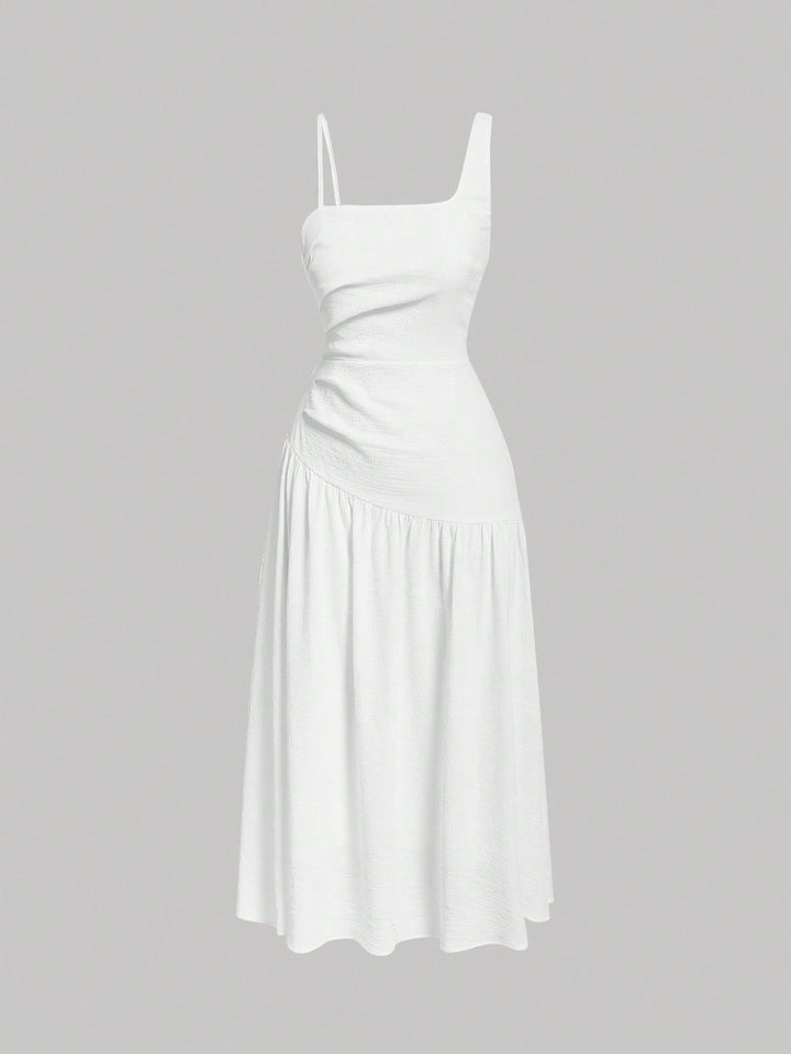 Rochie midi SHEIN, alb