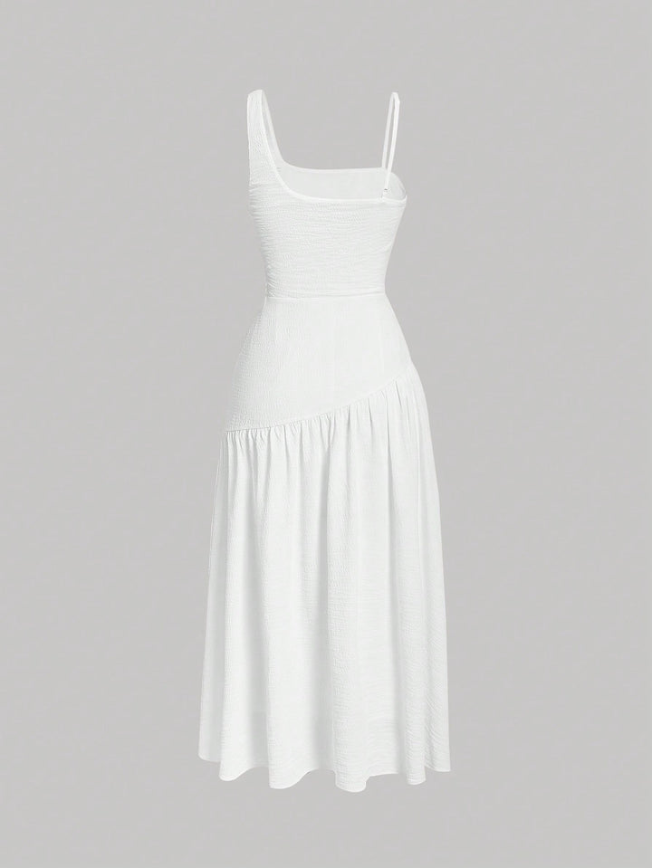 Rochie midi SHEIN, alb