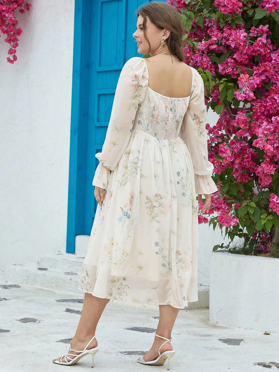 Rochie maxi SHEIN, mix culori