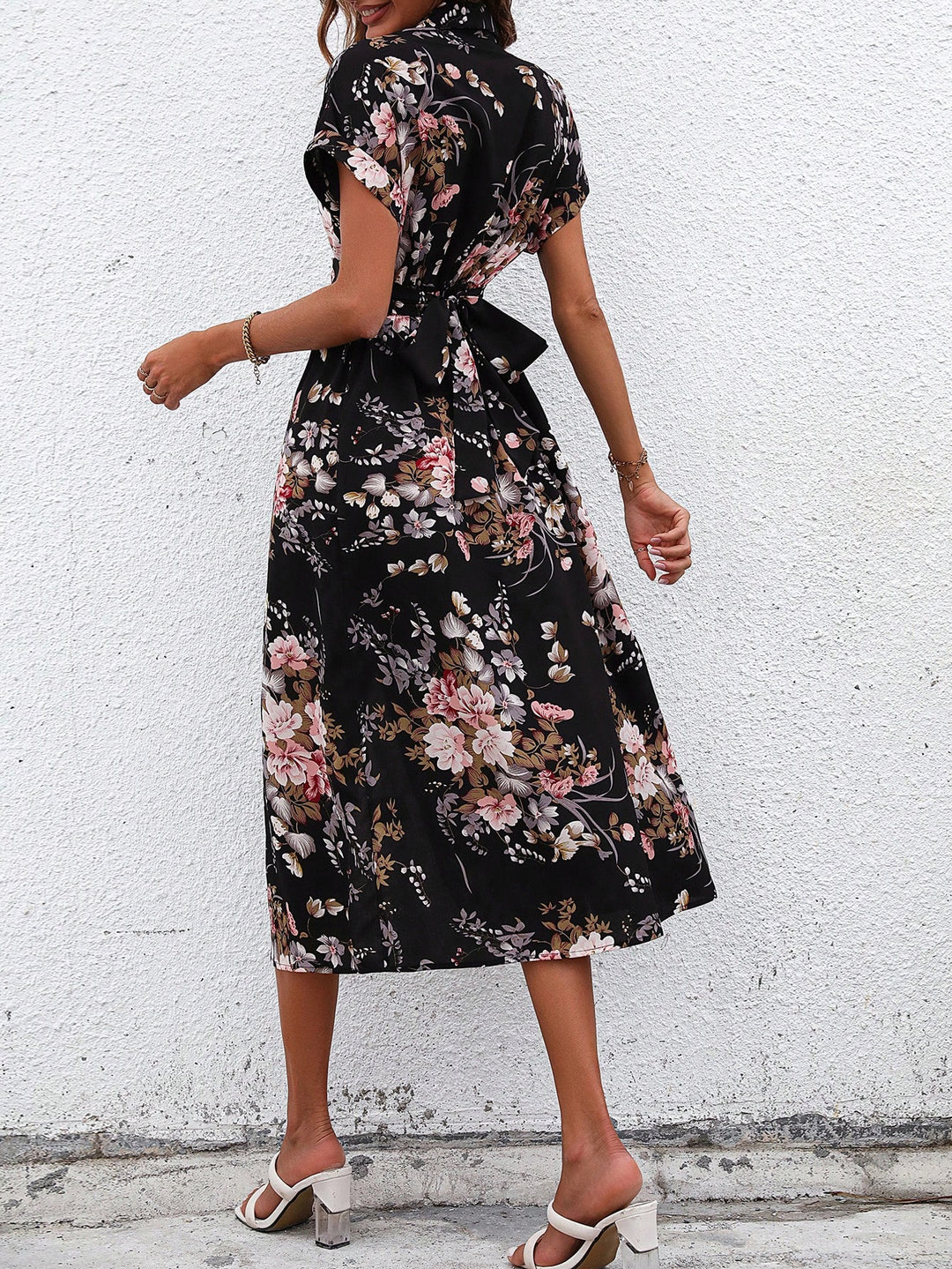 Rochie midi SHEIN, negru
