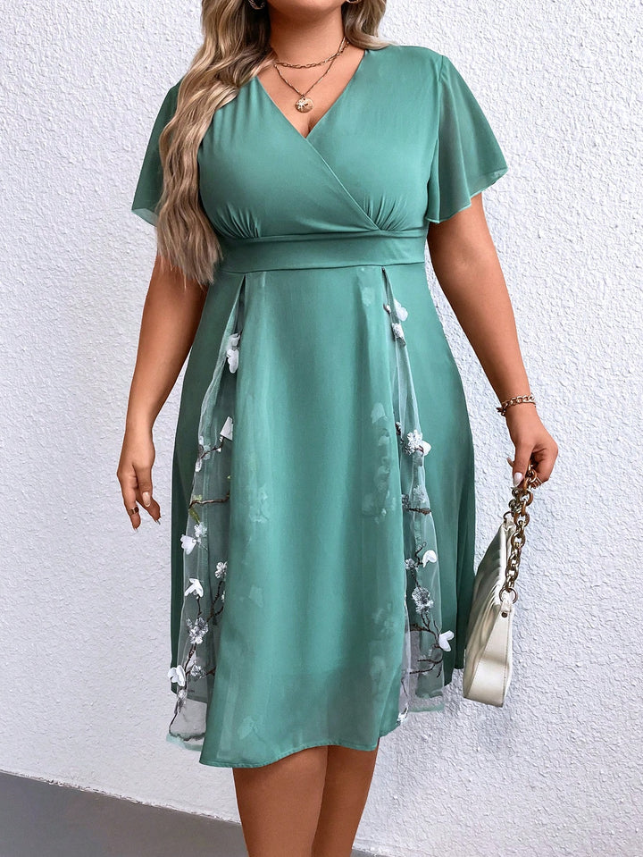 Rochie mini SHEIN, verde