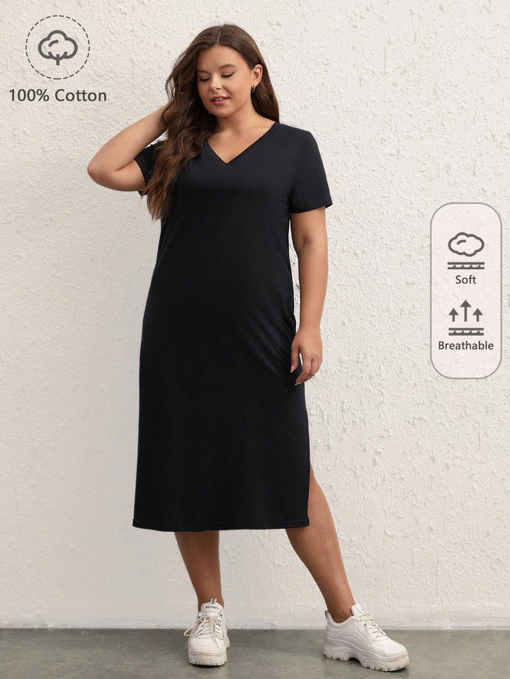 Rochie midi SHEIN, negru