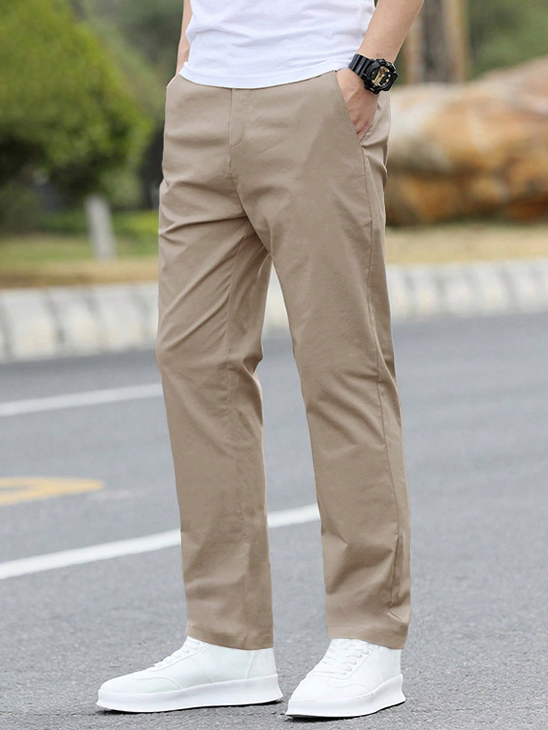Pantalon SHEIN, kaki