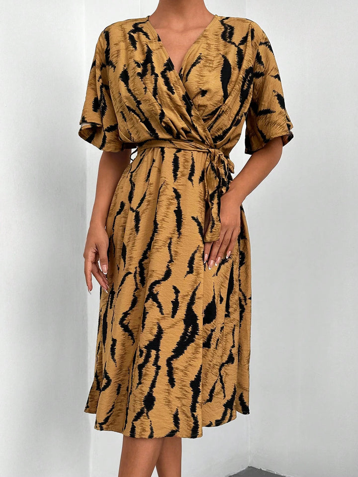 Rochie midi SHEIN, mix culori