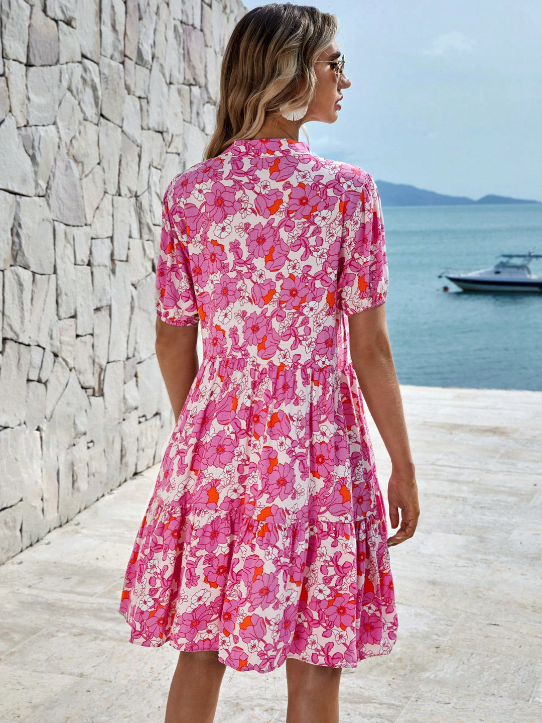 Rochie scurtă SHEIN, roz