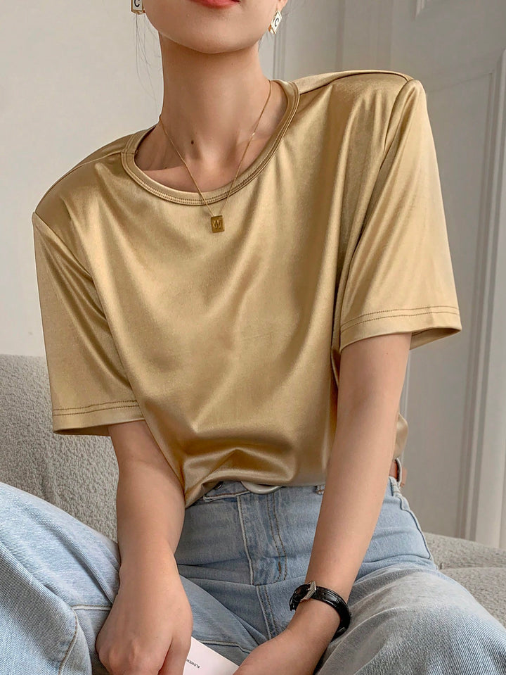 Tricou SHEIN, auriu