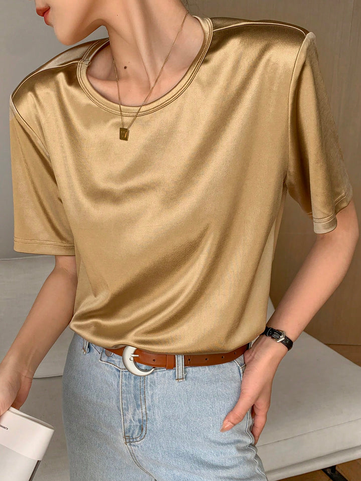 Tricou SHEIN, auriu