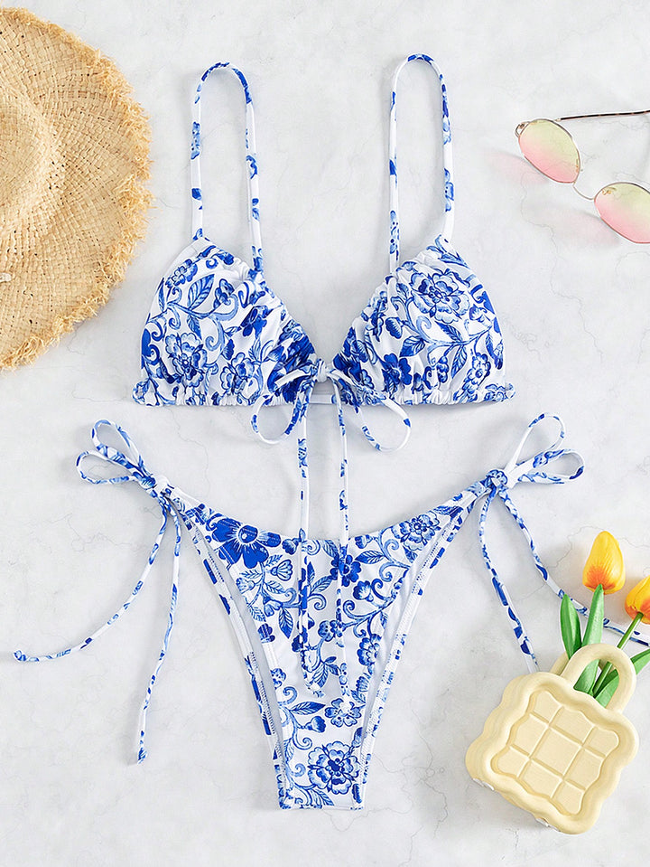 Costum de baie SHEIN, albastru