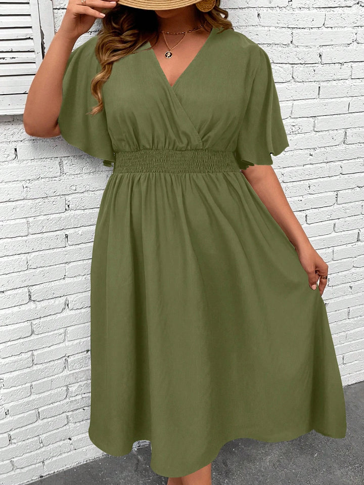 Rochie midi SHEIN, verde