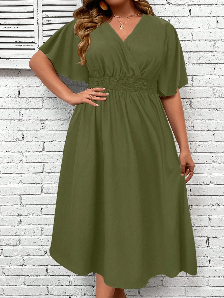 Rochie midi SHEIN, verde