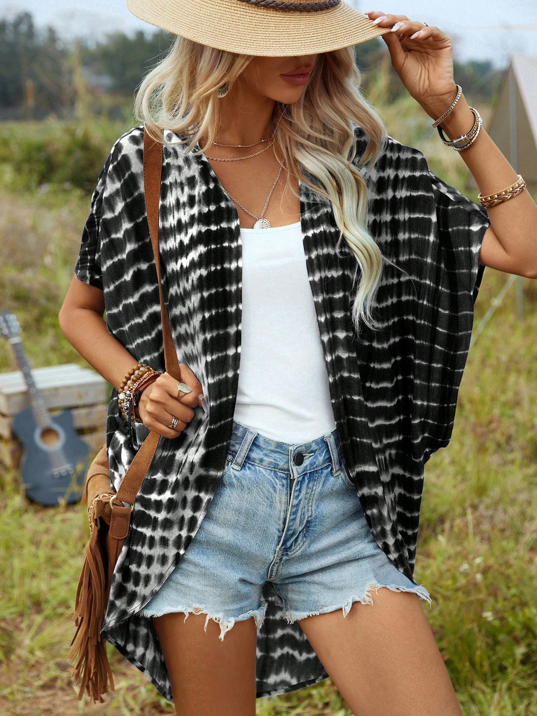 Cardigan Shein, mix culori