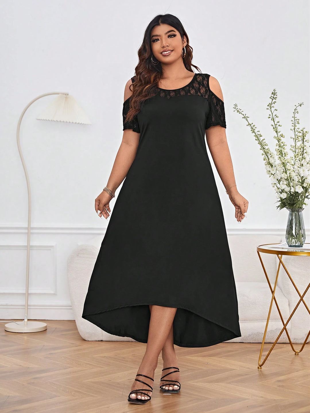 Rochie maxi SHEIN, negru