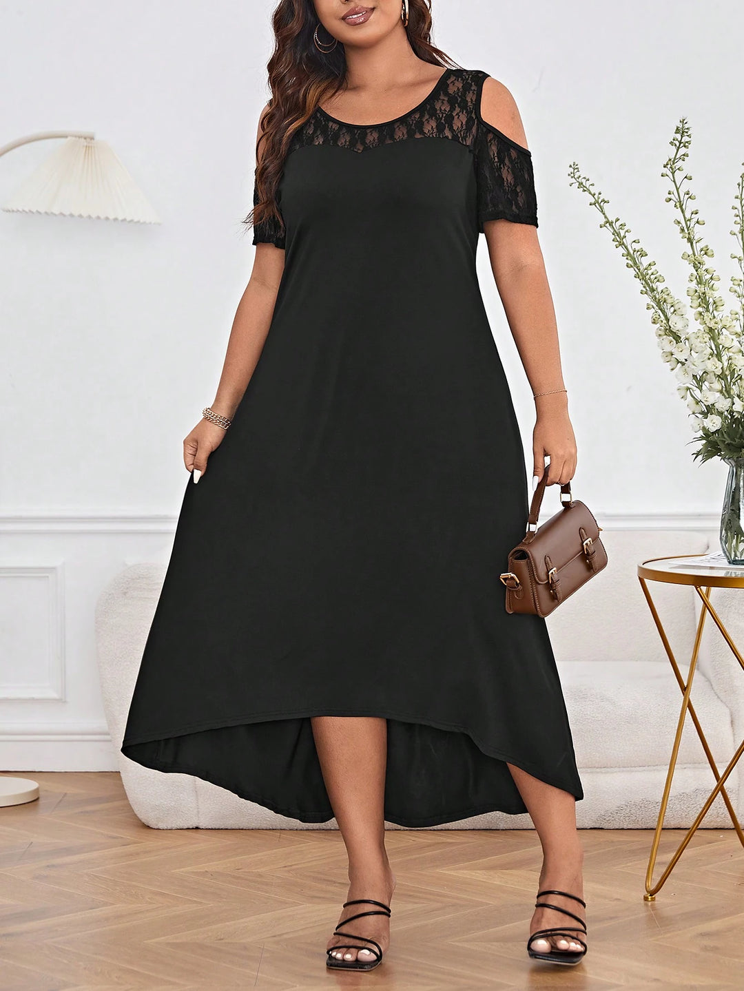 Rochie maxi SHEIN, negru