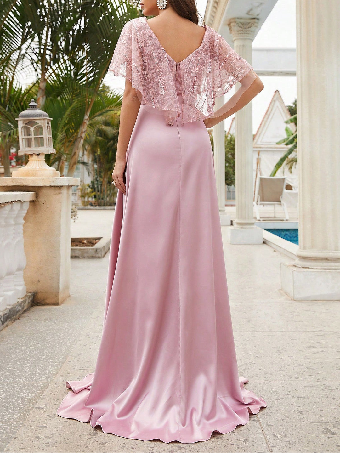 Rochie maxi SHEIN, roz