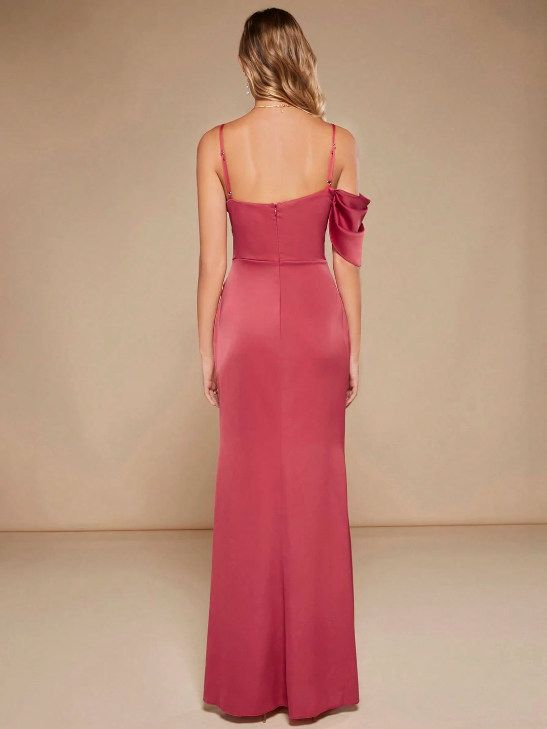 SHEIN maxi ruha, piros