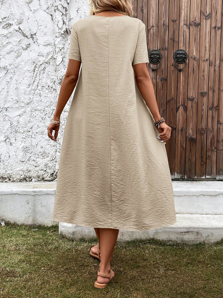 Rochie maxi SHEIN, bej