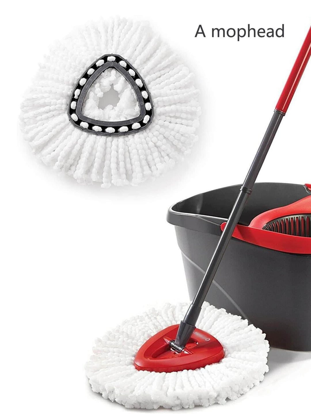 Rezerve pentru mop SHEIN, alb