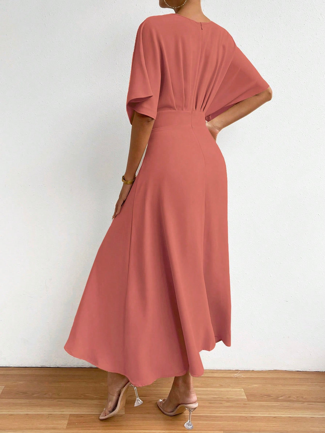 Rochie maxi SHEIN, cărămiziu