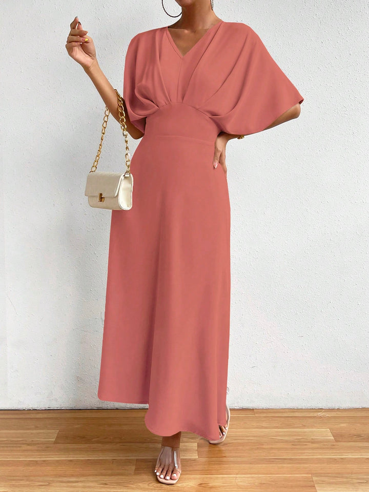 Rochie maxi SHEIN, cărămiziu