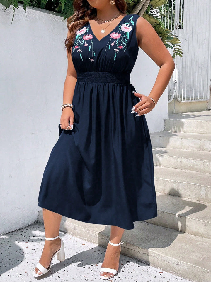 Rochie midi SHEIN, albastru