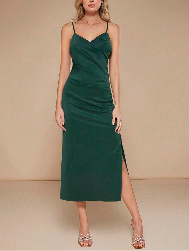 Rochie midi SHEIN, verde