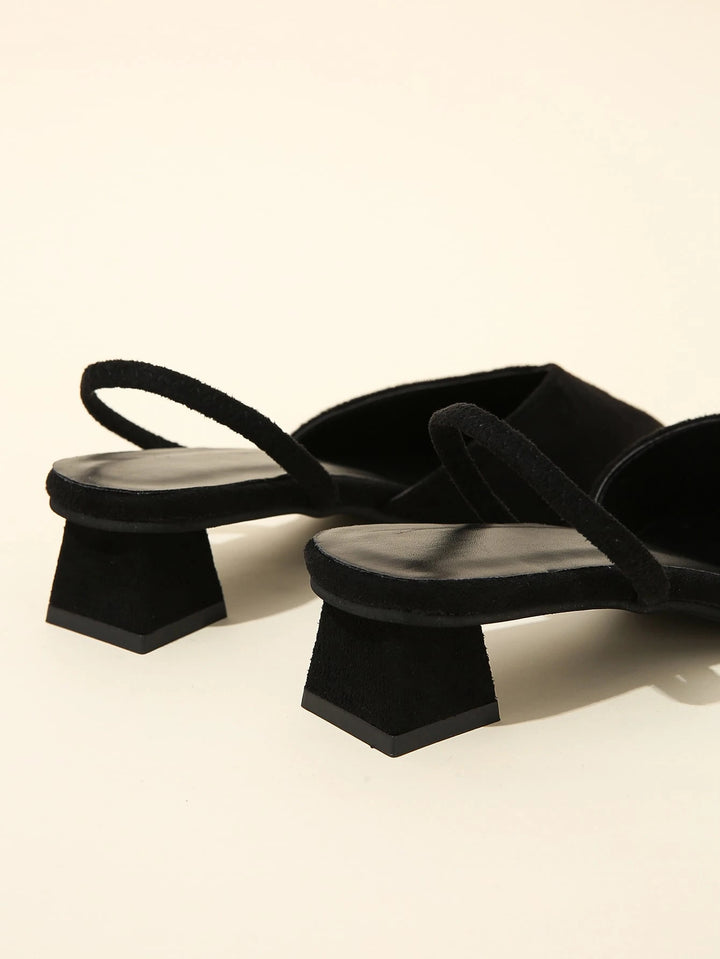 Pantofi cu toc SHEIN, negru