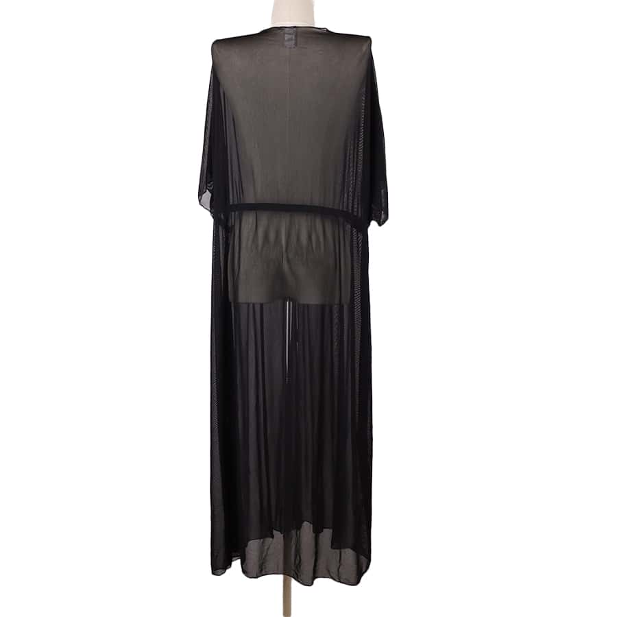 Cardigan lung de plajă SHEIN, negru