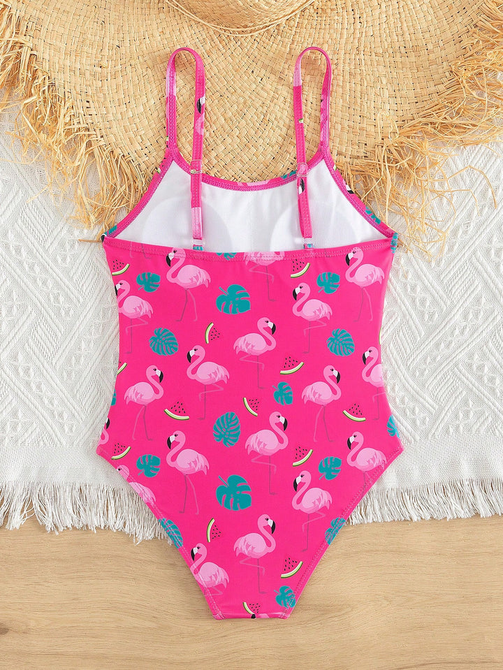 Costum de baie SHEIN, roz