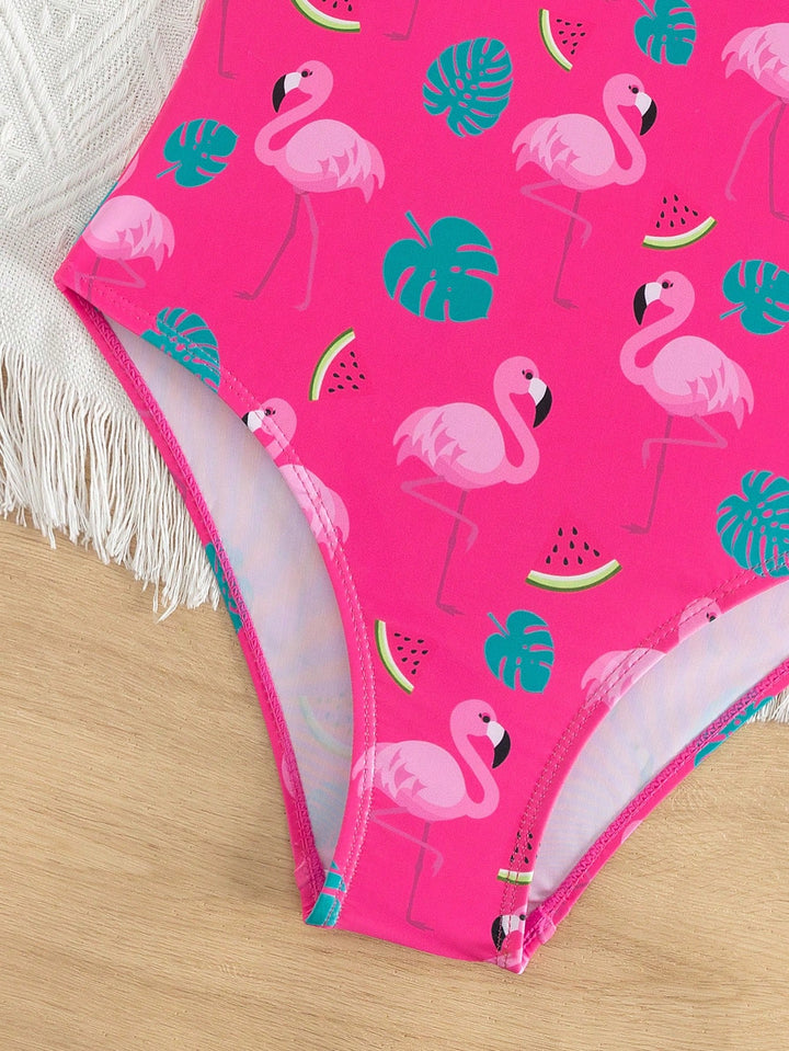 Costum de baie SHEIN, roz