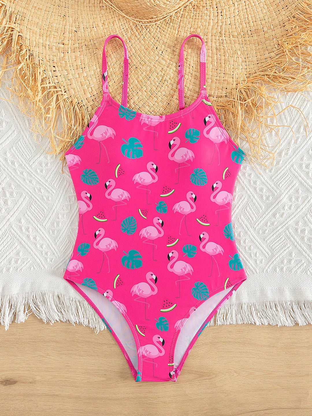 Costum de baie SHEIN, roz