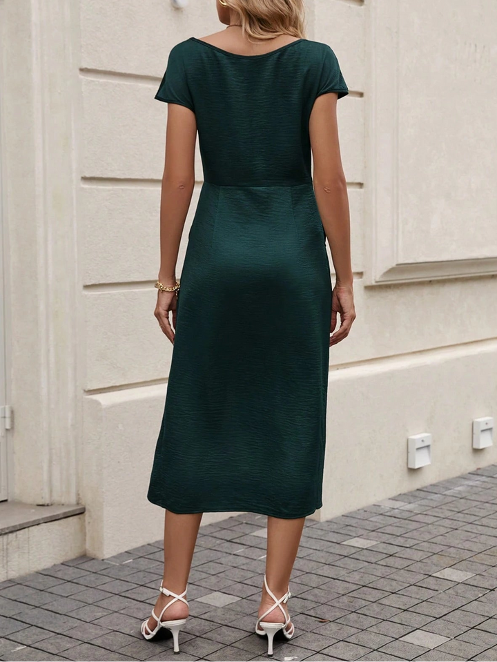 Rochie midi SHEIN, verde