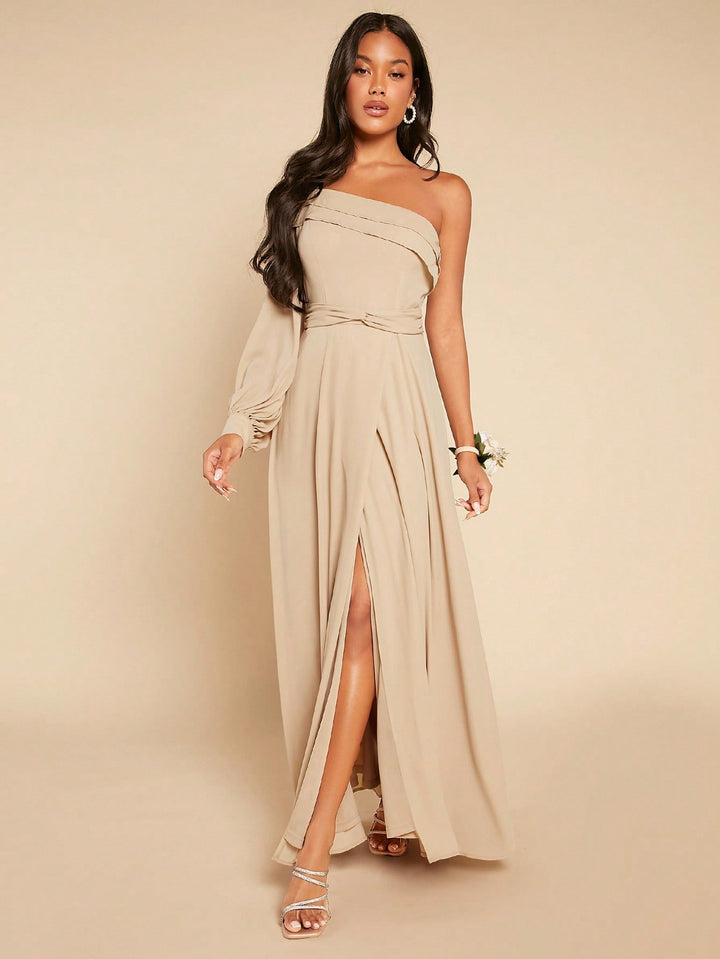 Rochie maxi  SHEIN, bej
