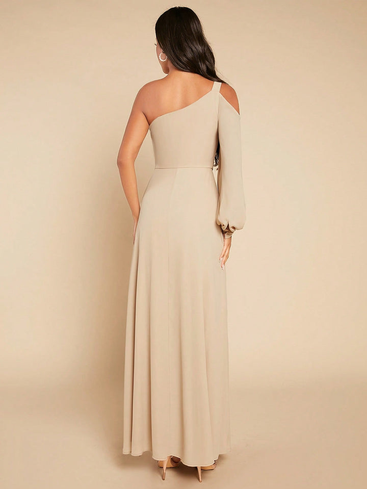 Rochie maxi  SHEIN, bej