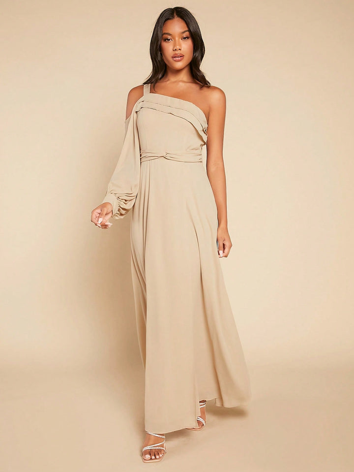 Rochie maxi  SHEIN, bej