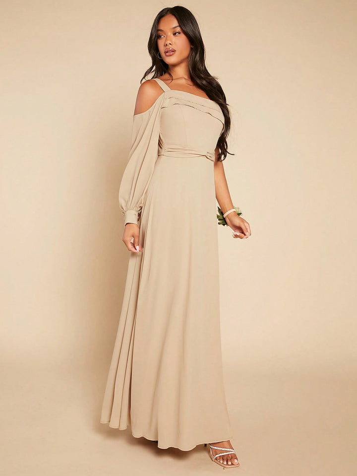 Rochie maxi  SHEIN, bej