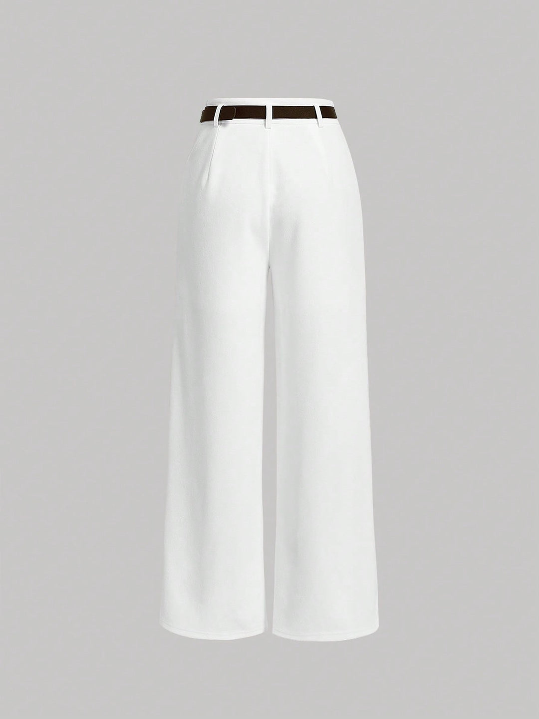 Pantaloni SHEIN, alb