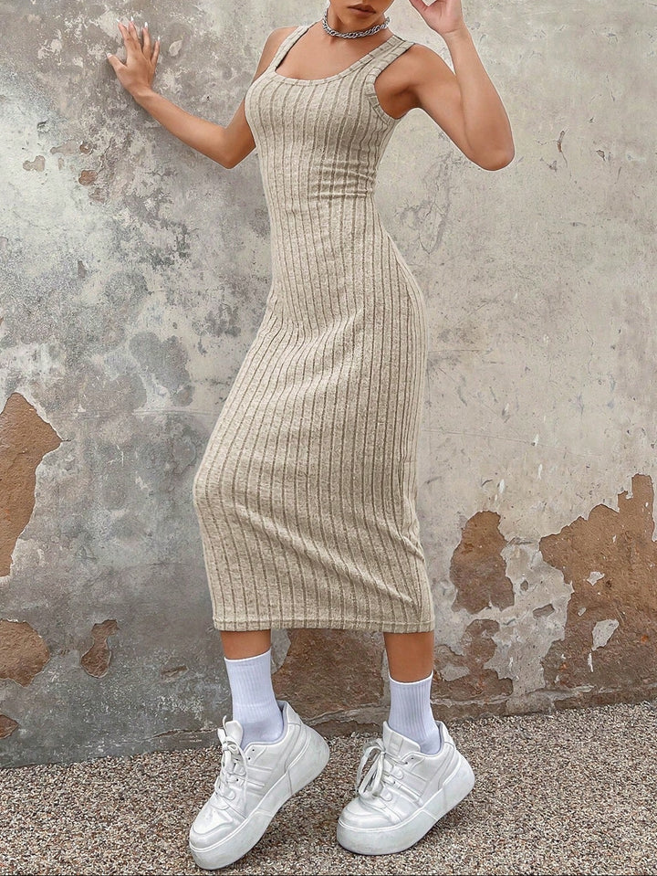 Rochie midi SHEIN, gri