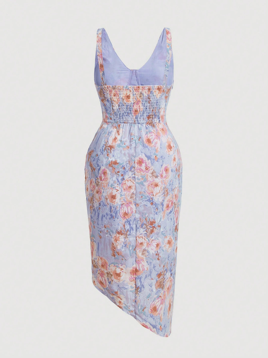 Shein Curve+ midi ruha, vegyes színek