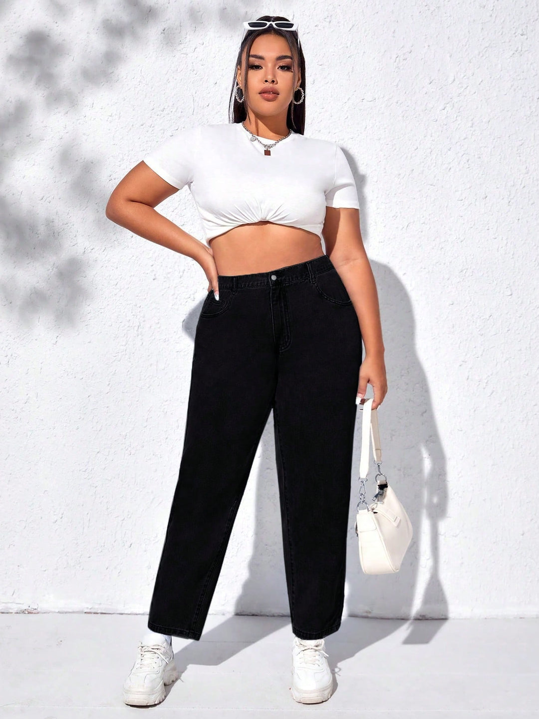 Jeans SHEIN, negru
