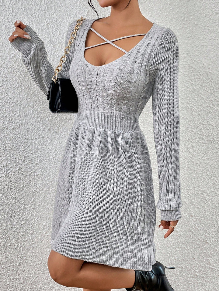 Rochie mini SHEIN, gri