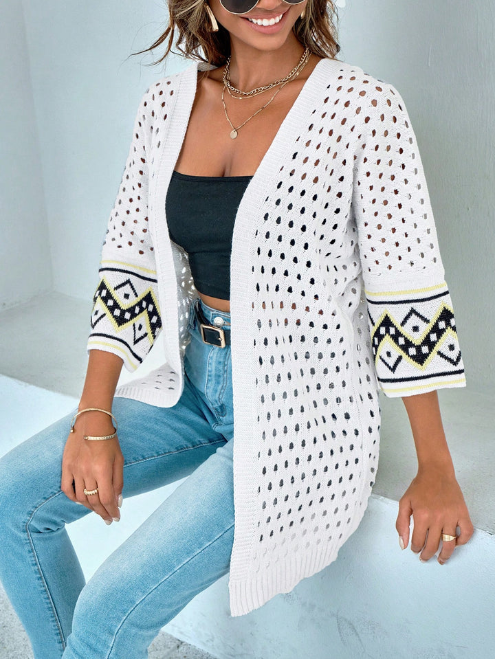 Cardigan SHEIN, crem