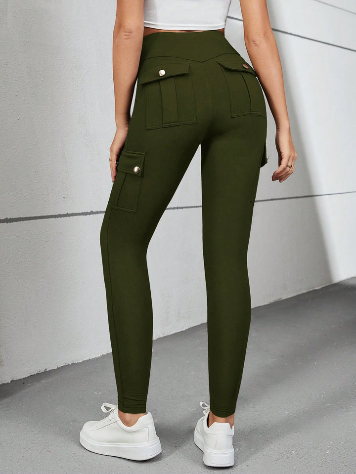 SHEIN leggings, khaki