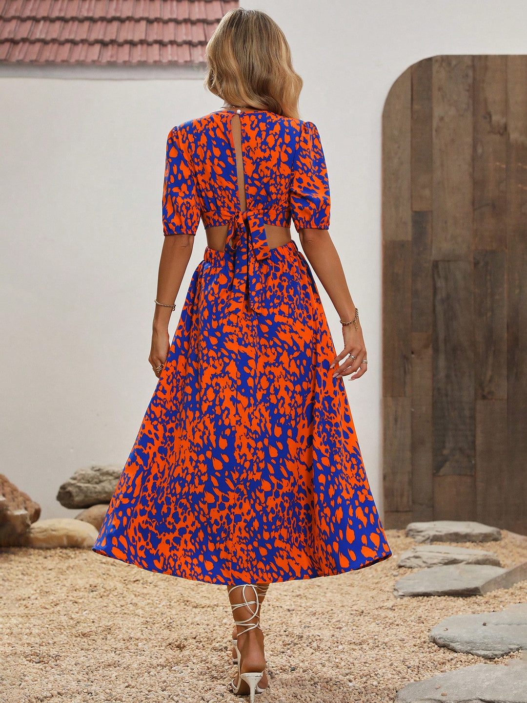 Rochie midi SHEIN, mix culori