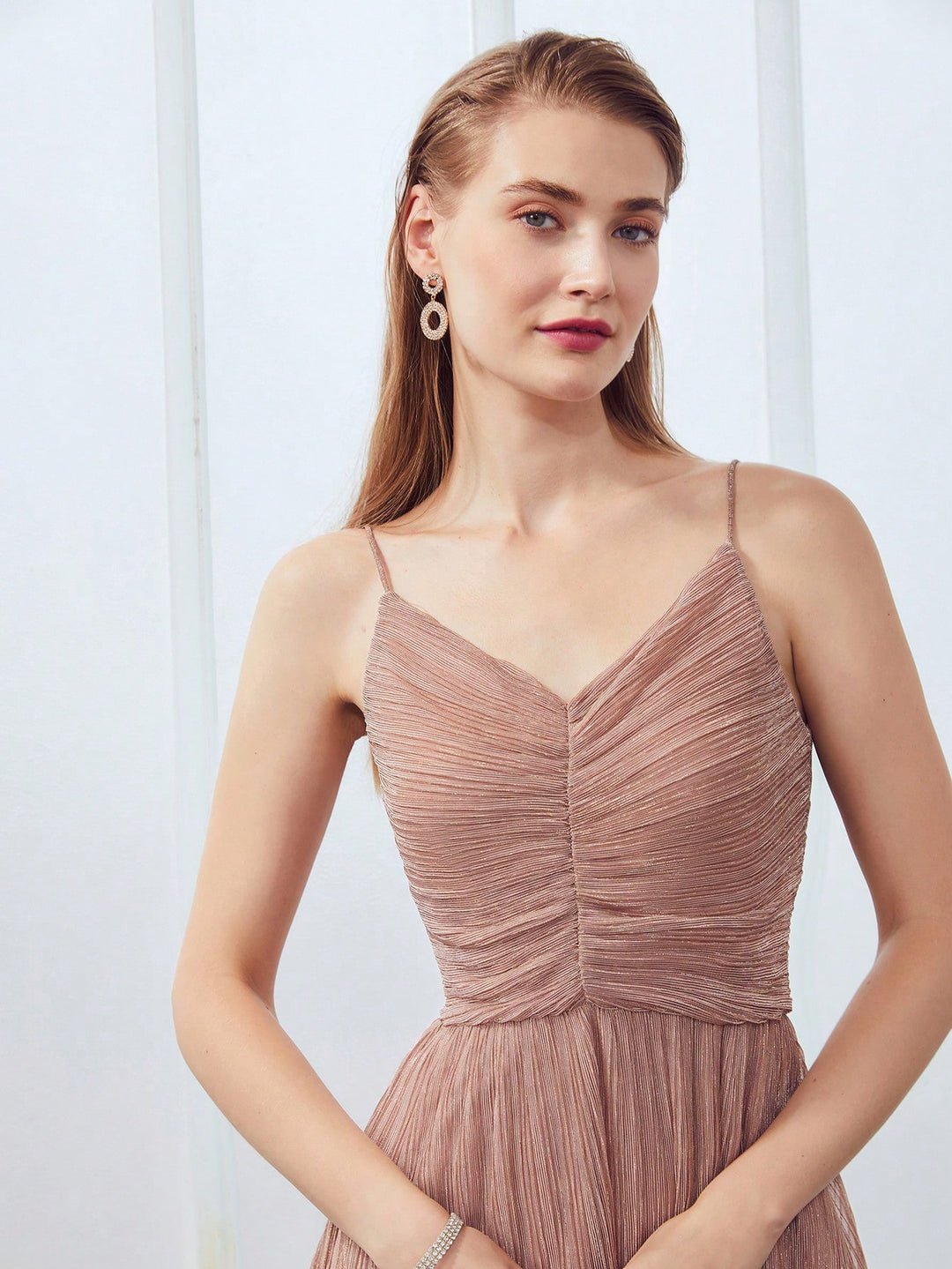Rochie midi SHEIN, roz