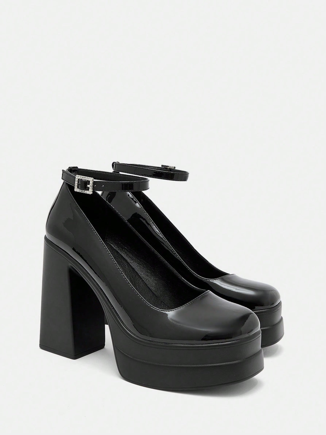 Pantofi cu toc SHEIN, negru