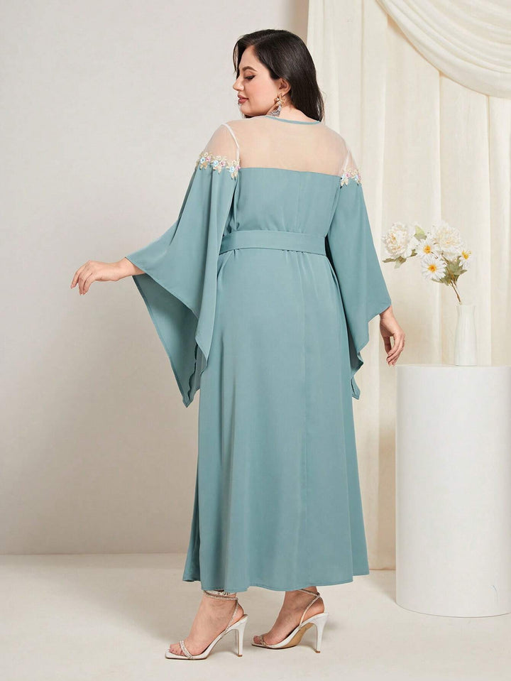 Rochie maxi SHEIN, turcoaz
