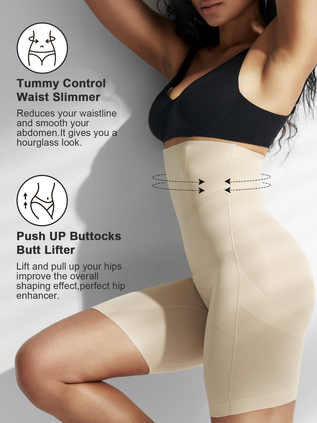 Lenjerie modelatoare SHEIN, crem